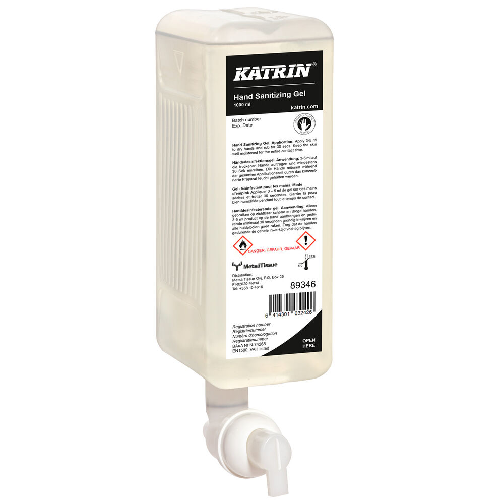Katrin Handdesinfektion Antibakteriell Gel 1 liter