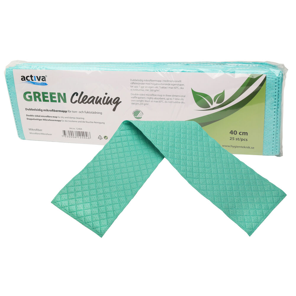 Activa Mikrofibermopp Green Cleaning 40 cm 25-pack