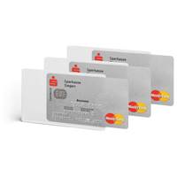 Kreditkortsficka RFID för 1 kort 3-pack