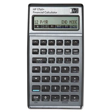 P2451205 Finansräknare HP 17BII+