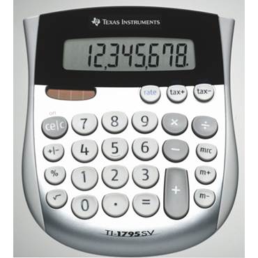 P2452113 Bords-/ Miniräknare Texas TI-1795 SV