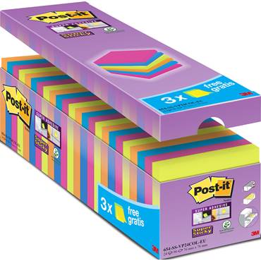 P2631289 Post-it® Super Sticky Notes 24-pack
