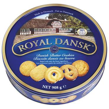 P2829707 Kakor Butter Cookies 908 gram Royall Dansk
