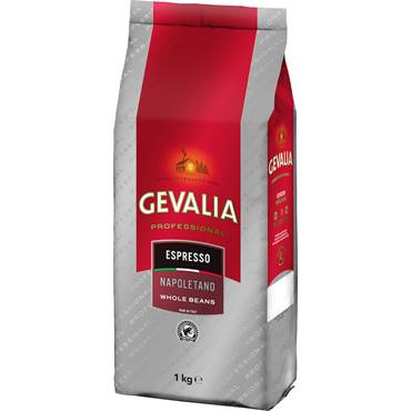 P2830043 Kaffe Gevalia Espresso Napoletano Hela Bönor 1000 gram