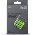 Batteriladdare och powerbank kombinerad - GP Charge AnyWay 2-i-1