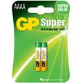 Batteri GP Super Alkaline AAAA 25A/LR61 2 st/fp