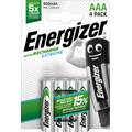 Laddningsbara Batterier Energizer Extreme AAA 4-pack 800 mAH