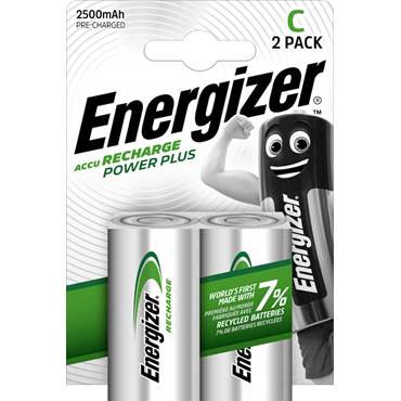 P2840964 Batteri Laddbar Energizer C 2 st/fp