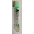 Vakuumrör vacuette li-hep gel 5/3,5 ml ljusgrön dragkork transparent
