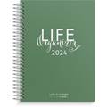 Kalender Life Organizer grön 2024