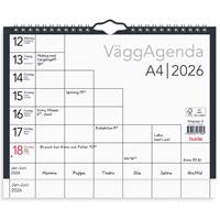 Väggkalender agenda 2026 A4 Burde
