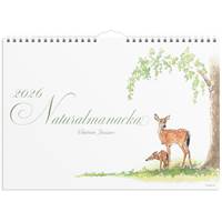 Väggkalender Naturalmanackan 2026 Burde