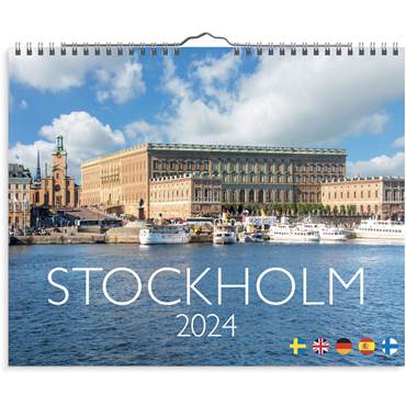 P61172924 Väggkalender Stockholm 2024