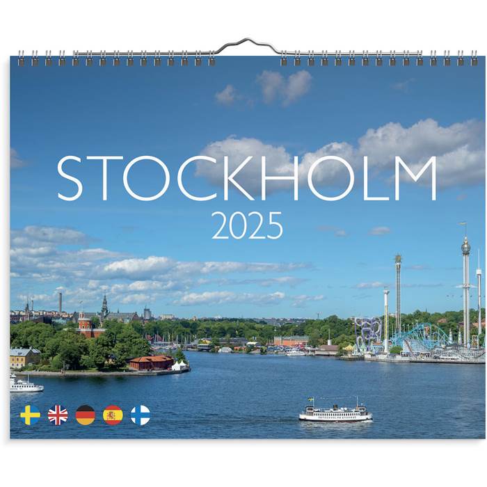 Väggkalender Stockholm 2025 Office Depot