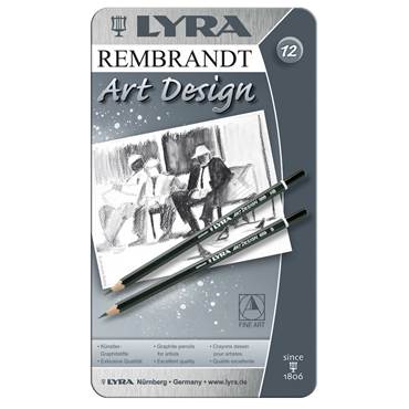 P8100025 Skisspenna 6B - 4H Lyra Art Design Rembrandt 12-pack