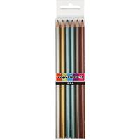 Färgpennor Colortime Metallic 6-pack