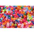 Pärlor Plastkristaller Mixade färger ca 250-pack