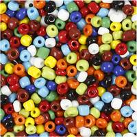 Pärlor Rocai 4 mm Mixade färger