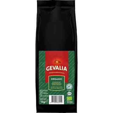 P8550017 Kaffe Gevalia Professional Ecologico Mörkrost  Hela Bönor 1000 g