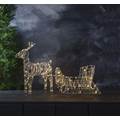 Liten Julren Sarve med släde LED  Höjd: 58 cm