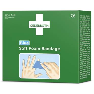P8551606 Bandage Soft Foam Bandage Blue Cederroth