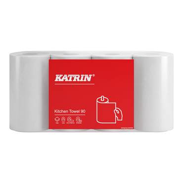 P8551608 Köksrulle Basic Kitchen 90 4-pack Katrin