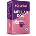 Kaffe Löfbergs mellanrost bryggmalet Fairtrade, Ekologiskt och Rainforest Alliance-certifierat 450 Gram