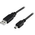 Kabel USB-A 2.0 - Mini B 2m svart
