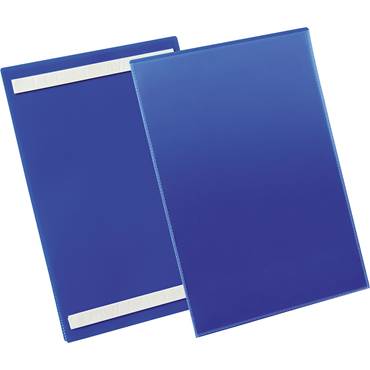 P8552751 Plastficka A4S självhäftande blå