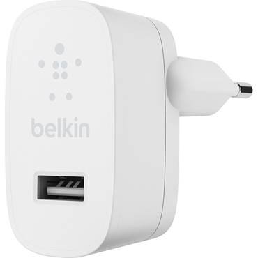 P8555860 Väggladdare Belkin USB-A 12W 1 meter Lightning-USB vit