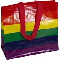 Bärkasse PP woven Regnbåge 420 x 180 x 380 mm 100 st/krt