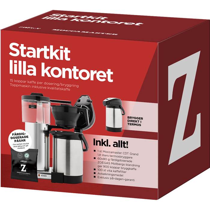 P8556276 Startkit kaffe till "Lilla kontoret" - Moccamaster + Zoegas Mollbergskaffe
