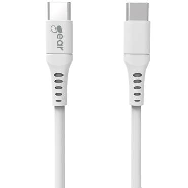 P8558282 Laddkabel USB-C till USB-C 2.0 Vit  Gear