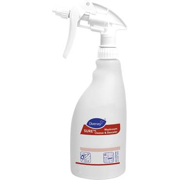 P8558517 Sprayflaska SURE Sanitetsrent Kalkbort 0.5 Liter