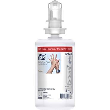 P8558753 Handdesinfektionsskum utan alkohol S4 Tork 1 Liter