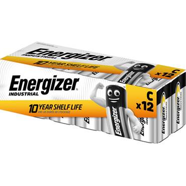 P8558854 Energizer Batteri Industrial Alkaliskt C 12-pack