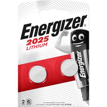 P8558872 Energizer Batteri Lithium CR2025 2-pack