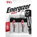 Energizer Batteri Alkaliskt 9V 2-pack