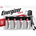 Energizer Batteri Max Alkaliskt C 4-pack