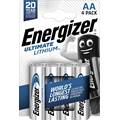 Energizer Batteri Lithium AA 4-pack