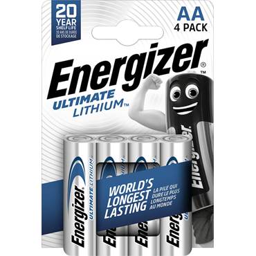 P8558885 Energizer Batteri Lithium AA 4-pack