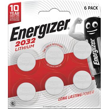 P8558917 Energizer Batteri Lithium CR2032 6-pack