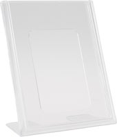 Skyltställ A7 L-fot transparent