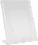 Skyltställ A7 L-fot transparent