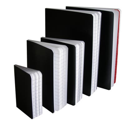 Anteckningsbok Vaxduk Linjerat - Register A - Ö