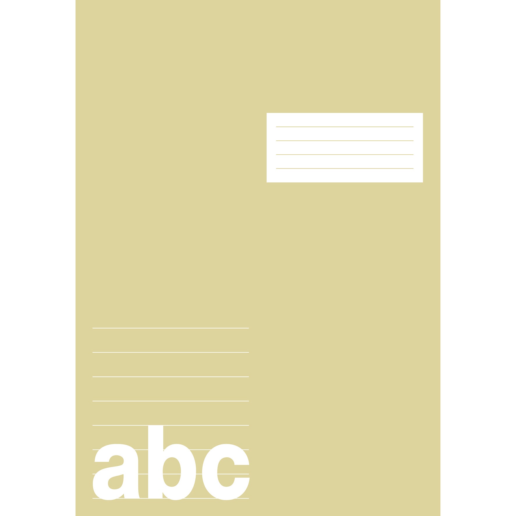 Skrivhäfte A4 linjerat 14mm/blank