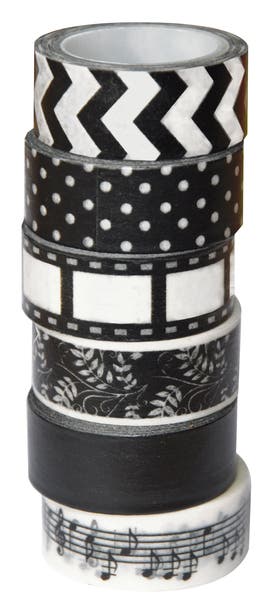 Washitejp sorerade mönster & färger 6/fp