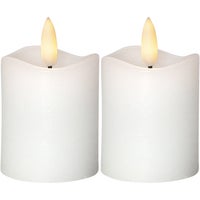 Blockljus LED Flamme 2-pack