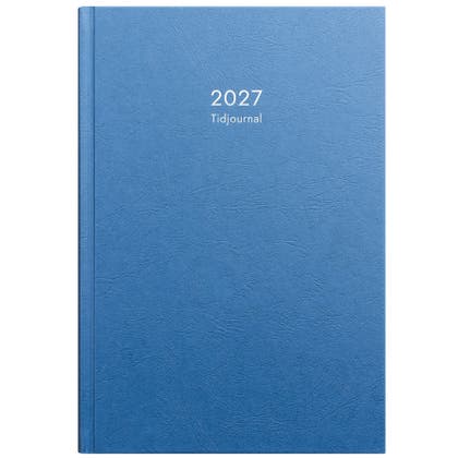 Kalender Tidjournal 2027 kartong blå