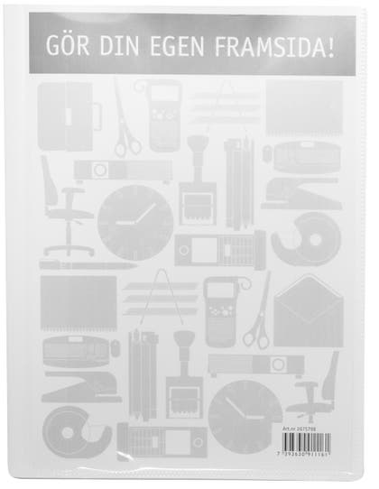 Demopärm med ficka A4 Office Depot